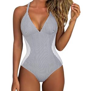 SUUKSESS Women Slimming Tummy Control One Piece Swimsuit Sexy Bathing Suit Size L