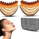 2026 New 2 Pcs Lymphatic Contour Face Brush,Lymphatic Drainage Massager for Chin & Neck, Jawline & Neck Lymphatic Massage Brush for Contouring, De-Puffing & Smoother Skin, Skin Firming 2 Pack