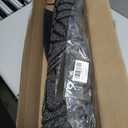 tchdio Door Mat Outdoor Indoor Entrance Doormat-Semicircular Durable Rubber Non Slip Front Door Mat for Outside Inside Entry Entryway Dirt Trapper WelcomeMat for Muddy Paws and Shoes-Black 24x47