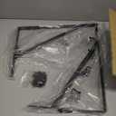 12 Pack L18 x H 12" Black Heavy Duty Shelf Brackets with Screws Metal Shelf Brackets Shelf Support Angle Brackets for Shelves L Brackets Heavy Duty Floating Shelf