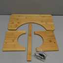 Uaniar Bamboo Toilet Stool, Wooden Squatting Potty Stool for Adults, 7 Inch Toilet Stool Squat Adult, Non-Slip Wood Poop Stool for Bathroom, Portable Toilet Foot Pooping Steps for Kids (6.7"H(1 Pack), Natural)