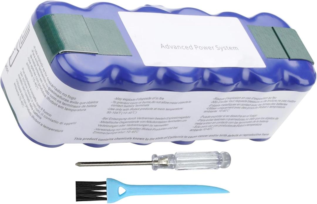 for iRobot Extended 4400Mah Ni-MH Battery, for Roomba R3 500 600 700 800 900 Series 500 510 520 530 531 532 540 550 552 560 562 570 600 620 630 650 660 760 770 780 790 870 880 980, X-Life Battery