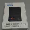 INSMART Coffee Scale with Timer, Bluetooth Espresso Scale with App Sync 5kg/0.1g High Precision, Large Color Display Digital Kitchen Scale, 5 Units & 3 Brew Modes for Pour-Ove, Espresso, Kitchen (Black)