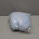 XVTRU Dusty Blue Heart Pillows, Cute Heart Decorative Pillow, Heart Shaped Throw Pillows for Bed, Faux Rabbit Fur Plush Hoom Decor Pillow Cushion for Chair Sofa Living Room (Large-19.6"x15.7")