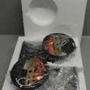 OKELI Dusk to Dawn Outdoor Wall Lights, Exterior Waterproof Lantern, Front Porch Sconce Lighting with Water Ripple Glass Shade, Mini Anti-Rust Wall Lamps Outside Lights for House Garage (2 Pack) (8.5")