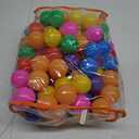 Vanland Ball Pit Balls for Baby and Toddler Phthalate Free BPA Free Crush Proof Plastic - Multicolored Pit Balls in Reusable Play Toys for Kids with Storage Bag (Bright colors)