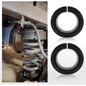 2PCS Coil Spring Spacer for 5-5.5 Inch Car Enhance Spring Rate,Heavy-Duty Coil Spring Booster of Vibration Damping Thick Rubber Washers,Universal Coil Spring Spacers for Car Accessories