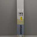 Cordless Light Filtering Mini Blind - 30 Inch Width, 64 Inch Length, 1" Slat Size - Pearl White - Cordless GII Morningstar Horizontal Windows Blinds for Interior by Achim Home Decor