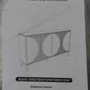 LITTLE TREE 59-Inch Buffet Cabinet Sideboard with Storage, Modern Sideboard Buffet Table with Doors for Living Room, Dining Room (Log Color)