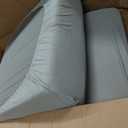 Full Body Bed Wedge Mattress Sleep Pillow for Acid Reflux Snoring Choking Back Pain Relief, Ergonomic Mattress Topper with Memory Foam Non Slip Base Cooling Sheet, Support System for 0-Gravity Sleep, 71"L x 28"W