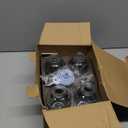 Molimoli Coffee Syrup Dispenser Set of 4, Glass Bottles with Pump, Maple & Coffee Syrup, Black