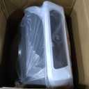 SereneLife Small Air Conditioner Portable 10,000 BTU with Built-in Dehumidifier + Heat - Portable AC unit for rooms up to 450 sq ft - Remote Control, Window Mount Exhaust Kit (White)