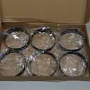 DATANYA 12Pack Perforated Tart Rings Stainless Steel 3.15 Inch Round Mousse Cake Ring Metal Pastry Mold for Baking Cooking Desserts, small fruit tartet crust 8cm