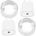 Essri Phone Charger Fast Charging 10 FT,2-Pack 20W PD USB C Block with iPhone 14 13 Charger Cable 10 Foot, Compatible with iPhone 14 Pro 13 Pro Max 12 11 Pro Mini (White)