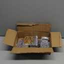 30 Set Christmas Craft Kit Suncatchers Kit Christmas Tree Santa Gingerbread DIY Suncatchers Craft Kit Make Your Own Suncatcher Paint Sun Catcher Ornaments for Xmas Art Craft Painting Activity