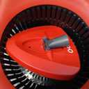 O-Cedar EasyWring Microfiber Spin Mop & Bucket Floor Cleaning System + 2 Extra Refills, Red/Gray