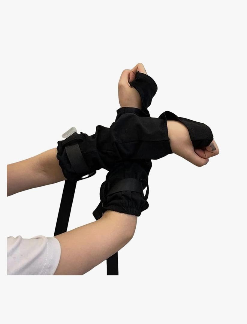 TOMETO STAR Goth Arm Warmers for Women Grunge Punk Cute Alt Japanese Emo Rave
