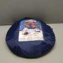 JOYIN White Rocket Ship Pop up Play Tent with Tunnel and Playhouse Kids Indoor Outdoor Spaceship Tent Set