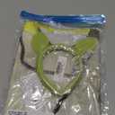 ATAMET Monster Costume Halloween Kids Long Sleeved T-shirt Front and Back Printed Three Piece Set, with Vest and Headband (Green, X-Large)