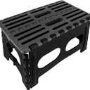 Performance Tool W85041 Heavy Duty Folding Step Stool with Non-Skid Platform, 15-inch Wide, 300 lb. Capacity, Easy to Store and Clean