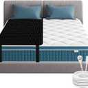 Grounding Mat for Bed Earth Connected Bed Mat King PU Leather Grounding Therapy Mattress Cover for Better Sleep Balance (27x78 Inch)