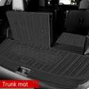 Floor Mats Compatible with 2020-2025 Kia Telluride,All Weather TPE Car Floor Liners Custom Fit for Kia Telluride Accessories,3 Rows Floor Mats & Backrest mats & Trunk mat for Kia Telluride