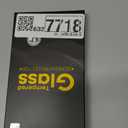 Lamicall Screen Protector for iPhone 15 Pro Max - [No White Edge] 2Pack, with Easy Mount Frame, Screen Protective Film, Anti-Fingerprint Protective Tempered Glass, Anti-Scratch, 9H