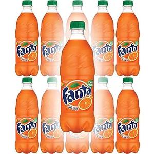 Fanta Orange Soda, 20 Fl Oz Bottle (Pack of 24, Total of 320 Fl Oz), BB Feb 09 2026