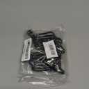 Tinfol 8 Pack Cabinet Door Hooks, Double S-Shaped Over Door Shower Hook, Stainless Steel Over Door Hook, for Kitchen, Bathroom, Closet, Cabinet Cupboard, Shower, Drawer, Wardrobe, Office (Black)