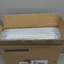 HOMIDEC Shoe Rack, 4 Tier Shoe Storage Cabinet 16 Pair Plastic Shoe Shelves Organizer for Closet Hallway Bedroom Entryway (White)