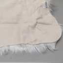 Ashler Faux Fur Rug, Fluffy White Small Sheepskin Rug, Ultra Soft 2x3 Ft Mat, Machine Washable Shag Mats, Nursery Throw for Bed, Living, Kids Room