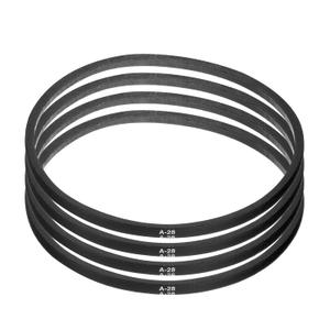 uxcell 4pcs A28 or 4L300 Classic Wrapped Rubber V-Belt, 28"(710mm) Inside Circumference, A Profile V Belt