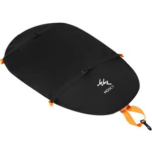 Universal Kayak Cockpit Covers,Drape Waterproof Seal Cockpit Protector Kayak Hatch Covers for Indoor and Outdoor Storage Keep Hatch Hole Seat Clean (Large, Black)