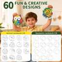 HAYXUN Easter Gifts for Kids Arts and Crafts for Kids  Easter Basket Stuffers for Children Painting Spinner Toys Kits, Paint Spin Art Machine Kit, Easter Gifts for Boy Girl Ages 6 7 8 9 10 11 12