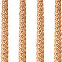 Taper Candles,10 inch-Set of 4 Metal StyleTapered Candles, Long Candle,Tall Candlesticks, Long Candle Sticks,Spiral Taper Candle,Home Dinner, Party, Wedding, Halloween (4, Golden, 10 inch)