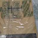 2 Pack, 100% Pure Titanium Cutting Board  NonSlip Kitchen Chopping Board, Dishwasher Safe, Scratch Resistant, Easy to Clean, Durable & Hygienic for Meat, Vegetables, and Fruits（M+L) 1 Is Bent