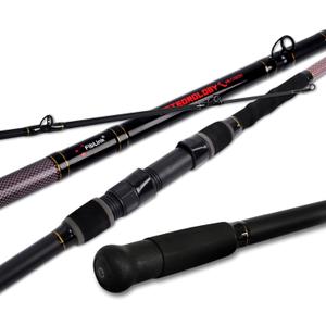 Fiblink Surf Fishing Rod 2 Piece/3 Piece/4 Piece Portable Travel Casting Rod Saltwater Surf Rod (9'/10'/12'/13'), Large