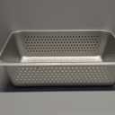 Winco Full Size 6" Deep Metal Food Pan/Steam Table Pan, Perforated, 22 Gauge