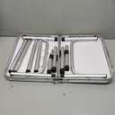 Stainless Steel Table for Prep & Work with Undershelf 18 x 24 Inches NSF Metal Commercial Kitchen Prep Table with Adjustable Under Shelf Worktable for Restaurant Home Outdoor