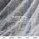 Bedsure Gentlesoft Sherpa Fleece Throw Blanket for Couch - Fluffy & Cozy Cable Jacquard Tufted Throw for Women Gift, Thick and Warm Christmas Blanket for Winter, Grey, 50x60 Inches