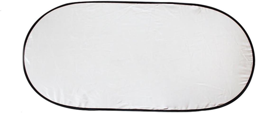 Car Wind Sun Shade Silver Cloth Complete Coverage Sun Visor Block for Universal Car (63x33.8in)