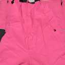 GSOU SNOW Kids Snow Bibs Girls Boys Snow Pants Ski Bib Overall Waterproof Windproof Warm for Winter (3-16Years) (Rose Red)