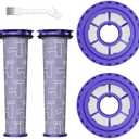 Filters Replacement for Dyson DC41 DC65 DC66 UP13 UP20 UP30 Animal, Multi Floor and Ball Vacuum Ball Animal 2 Ball Animal 3, 1 Pack Post Filters & 2 Pack Pre Filter Replacement Parts