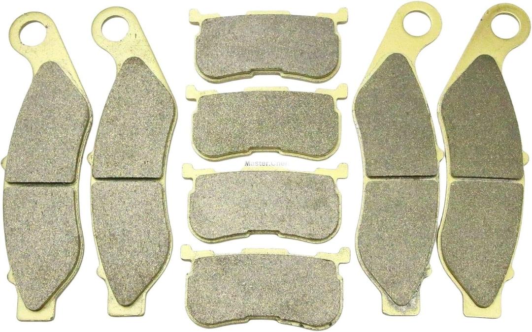 Front Rear Brake Pads Brakes for Harley Davidson (Freewheeler FLRT Trike Only) 2015-2021 - (Tri Glide Ultra FLHTCUTG Trike Only) 2014 2015 2016 2017 2018 2019 2020 2021 FA638 FA641 MC0449