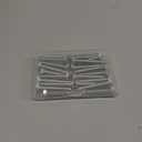 M6 x 40mm Hex Head Screw Bolts, Fully Threaded, Stainless Steel 18-8, Plain Finish, Quantity 20