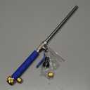 High Pressure Power Washer Attachment Wand, Hydro Jet Water Hose Nozzle,Watering Sprayer Cleaning Tool, Wand Lance for Gutter Patio Car Pet Window Glass Blue