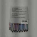 Linbsunne Ballpoint Pens Black Medium Point 1mm Pen with Super Soft Grip Ball Point Pen for Men Women Retractable Pens (silver-12 pcs)