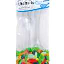 Jacent 6 Piece Blue Plastic Serving Utensils, Colors Vary - 1 Pack