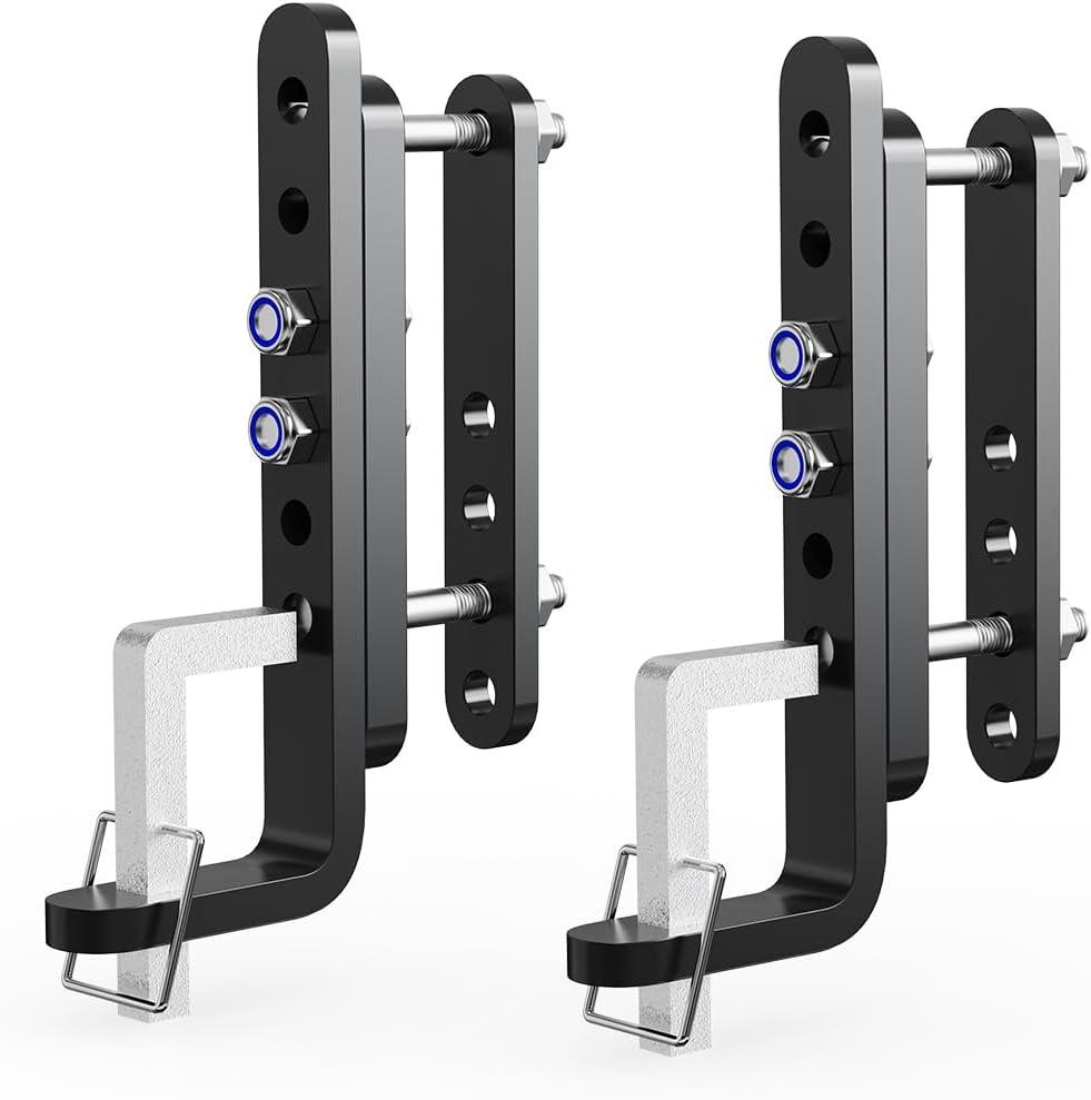 2 Pack Trailer Sway Control Bracket Replacement, Fits 3",4",5" and 6" Trailer Frames, Complete for 6k-14k