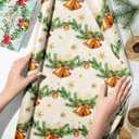 Anor Wishlife Christmas Wrapping Paper,Xmas Wrapping Paper Roll,Holiday Wrapping Paper,20 * 27inch Christmas Party Decorations for Office,Home,Classroom(12pcs)